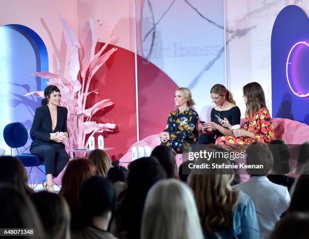Girlboss Founder and CEO Sophia Amoruso, Bumble Marketing Director Samantha Fulgham, Outdoor Voices Founder and CEO Tyler Haney and Glossier Founder...