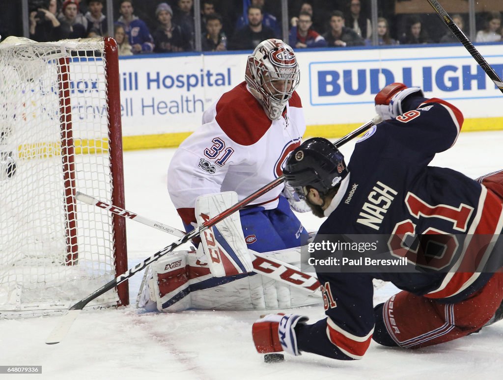 Montreal Canadiens v New York Rangers