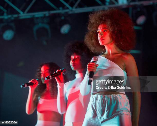 Solange performs during the Okeechobee Music Festival on March 4, 2017 in Okeechobee, Florida.