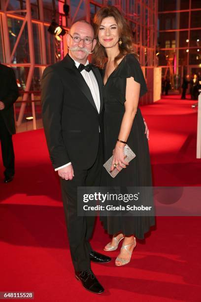Horst Lichter and his wife Nada Lichter during the Goldene Kamera reception at Messe Hamburg on March 4, 2017 in Hamburg, Germany.