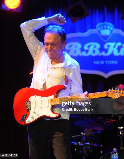 David Cassidy performs his final touring concert at B.B. King Blues Club & Grill on March 4, 2017 in New York City.