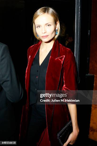 Natasha Poly attends Chrome Hearts X Bella Hadid Collaboration Launch as part of Paris Fashion Week at Chrome Hearts on March 5, 2017 in Paris,...