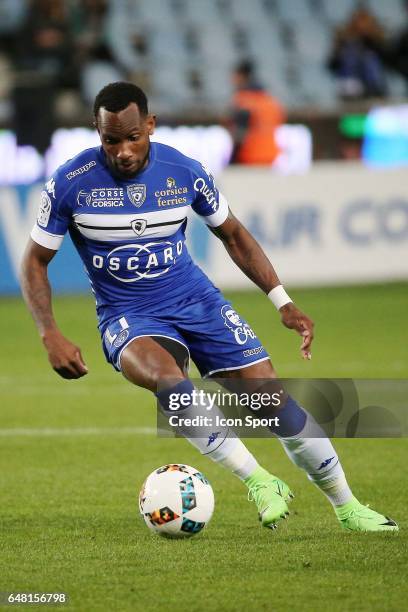 During the French Ligue 1 match between Bastia and Saint Etienne at Stade Armand Cesari on March 4, 2017 in Bastia, France.