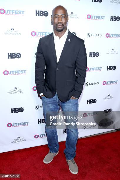 Actor D.B. Woodside attends Outfest Fusion LGBT People of Color Film Festival on March 4, 2017 in Los Angeles, California.