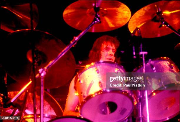 Ansley Dunbar of the Jefferson Starship at the Poplar Creek Music Theater In Hoffman Estates, Illinois, June 19, 1981.