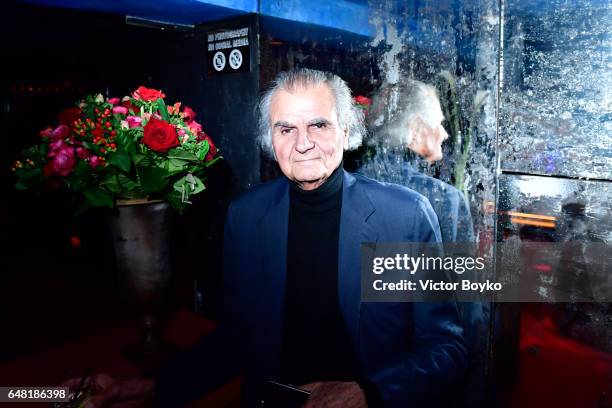 Patrick Demarchelier attends Natalia Vodianova's birthday Vogue Cabaret Party as part of the Paris Fashion Week Womenswear Fall/Winter 2017/2018 on...