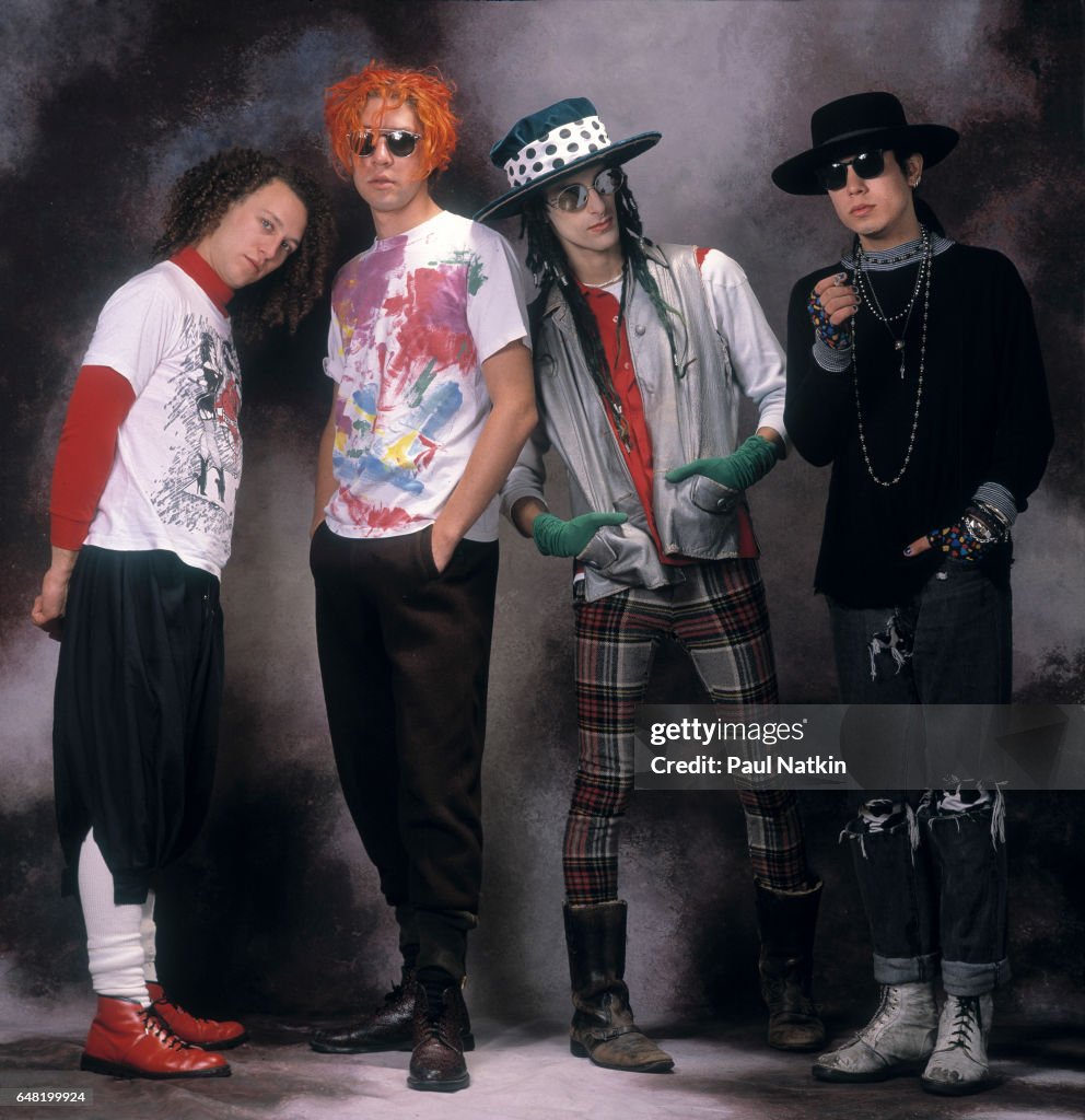 Portrait of music group Jane's Addiction, Chicago, Illinois, November... News Photo - Getty Images