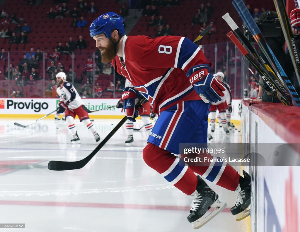 Columbus Blue Jackets v Montreal Canadiens