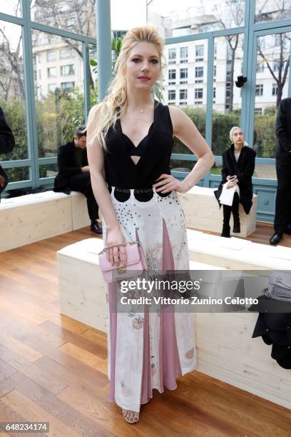 Katheryn Winnick attends the Valentino show as part of the Paris Fashion Week Womenswear Fall/Winter 2017/2018 on March 5, 2017 in Paris, France.