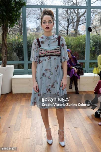 Matilde Gioli attends the Valentino show as part of the Paris Fashion Week Womenswear Fall/Winter 2017/2018 on March 5, 2017 in Paris, France.