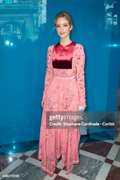 Charlotte Groeneveld attends the Valentino show as part of the Paris Fashion Week Womenswear Fall/Winter 2017/2018 on March 5, 2017 in Paris, France.