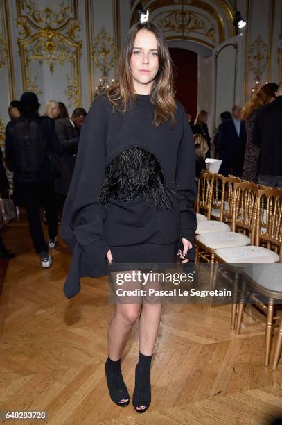 Pauline Ducruet attends the John Galliano show as part of the Paris Fashion Week Womenswear Fall/Winter 2017/2018 on March 5, 2017 in Paris, France.