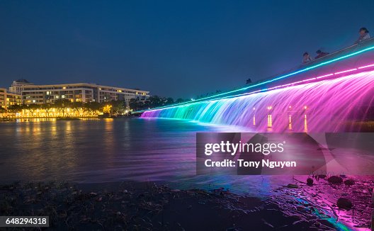 Starlight Bridge Ho Chi Minh City Vietnam February 14 2016 Anh Sao Bridge Starlight ...