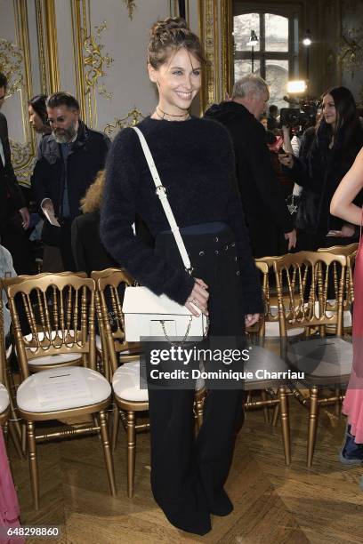 Ophelie Meunier attends the John Galliano show as part of the Paris Fashion Week Womenswear Fall/Winter 2017/2018 on March 5, 2017 in Paris, France.