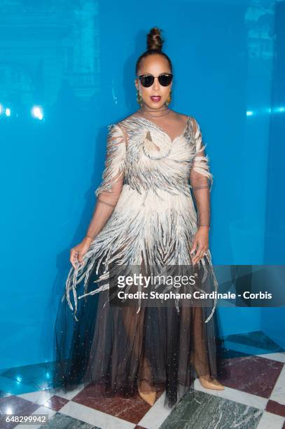 Marjorie Harvey attends the Valentino show as part of the Paris Fashion Week Womenswear Fall/Winter 2017/2018 on March 5, 2017 in Paris, France.