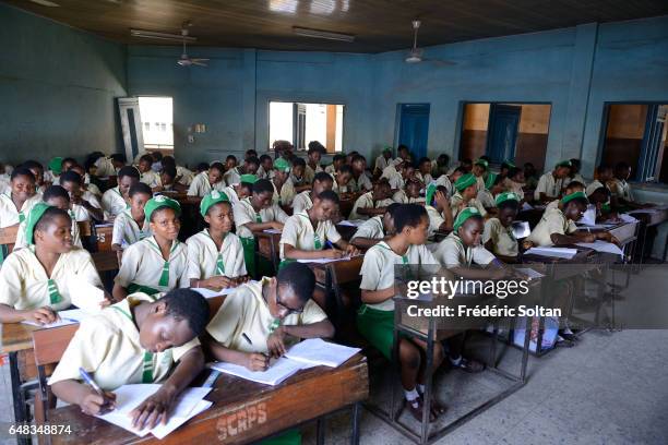 Public school for girls in Mainland area on March 17, 2016 in Lagos, Nigeria.