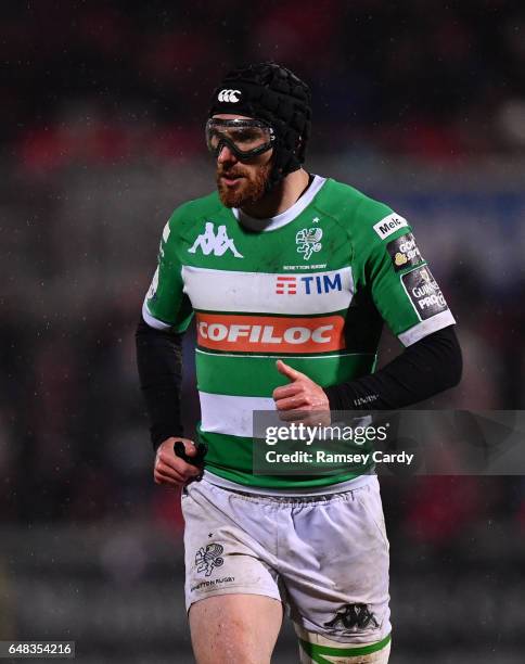 Northern Ireland , United Kingdom - 3 March 2017; Ian McKinley of Benetton Treviso during the Guinness PRO12 Round 17 match between Ulster and...
