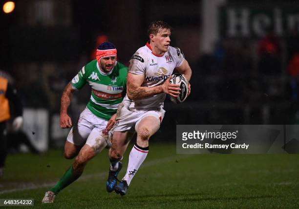 Northern Ireland , United Kingdom - 3 March 2017; Andrew Trimble of Ulster during the Guinness PRO12 Round 17 match between Ulster and Benetton...