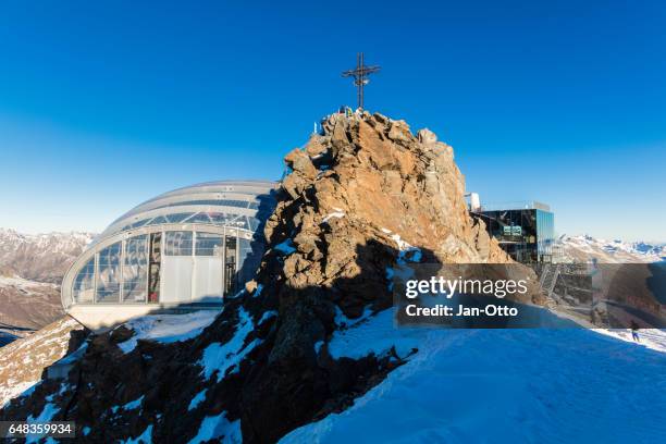 gaislachkogl 和 sölden，奧地利的 gailachkoglbahn 餐廳 - berggipfel 個照片及圖片檔