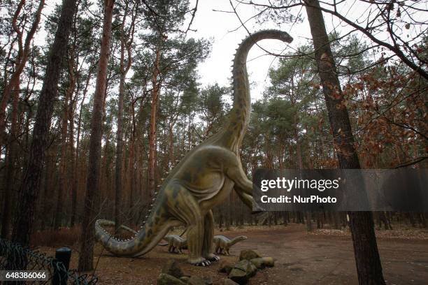 Views of Myslecinek recreational park are seen on 5 March, 2017. Myslecinek is the largest city park in Poland covering some 830 hectares with...