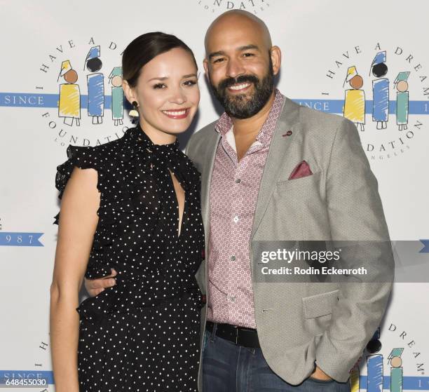 Actress Ana Khar and Fox Head of Drama Terence Carter attend "I Have A Dream" Foundation - Los Angeles Annual Dreamer Dinner at Skirball Cultural...