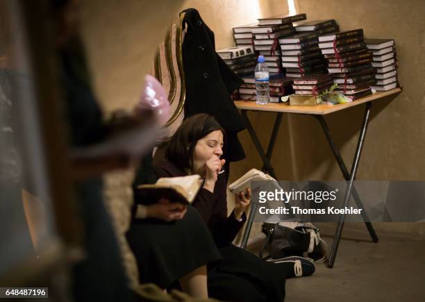 Jerusalem, Israel Israeli women pray in the tunnels under the western wall of the Temple Mount in the historic city center of Jerusalem on February...