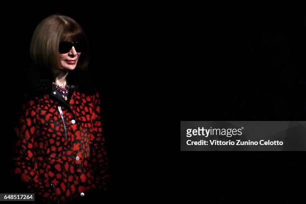 Anna Wintour attends the "Rei Kawakubo Comme Des Garcons Art Of The In-Between" Presentation as part of the Paris Fashion Week Womenswear Fall/Winter...