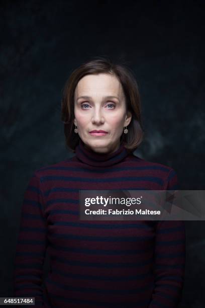 Actress Kristin Scott Thomas is photographed for The Hollywood Reporter on February 13, 2017 in Berlin, Germany.