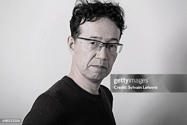 Director Shinji Aramaki is photographed for Self Assignment on March 2, 2017 in Lille, France.