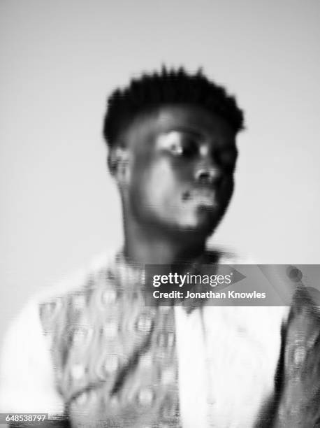 distorted image of a dark skinned male - handsome stock pictures, royalty-free photos & images