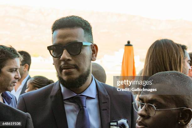 Rapper AKA during the 2017 Veuve Clicquot Masters Polo at the Val de Vie Estate on March 04, 2017 in Cape Town, South Africa. The popular polo and...