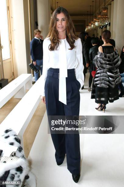 Christina Pitanguy attends the Giambattista Valli show as part of the Paris Fashion Week Womenswear Fall/Winter 2017/2018 on March 6, 2017 in Paris,...