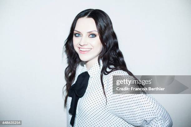 Musician Amy Macdonald is photographed for Self Assignment on February 21, 2017 in Paris, France.