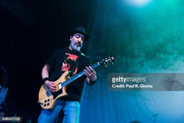 Kim Thayil of Soundgarden performs on stage at the Fonda Theatre on November 27, 2012 in Los Angeles, California.