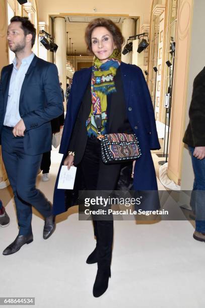 Nati Abascal attends the Giambattista Valli show as part of the Paris Fashion Week Womenswear Fall/Winter 2017/2018 on March 6, 2017 in Paris, France.