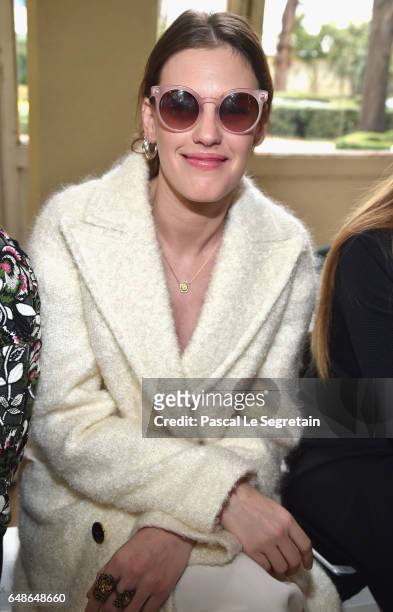 Juliette Dol attends the Giambattista Valli show as part of the Paris Fashion Week Womenswear Fall/Winter 2017/2018 on March 6, 2017 in Paris, France.