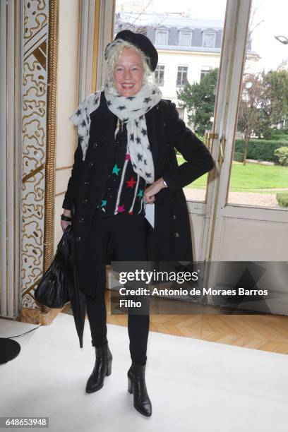 Ellen von Unwerth attends the Giambattista Valli show as part of the Paris Fashion Week Womenswear Fall/Winter 2017/2018 on March 6, 2017 in Paris,...