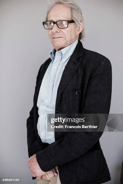 Director Ken Loach is photographed for Self Assignment on May 15, 2017 in Paris, France.