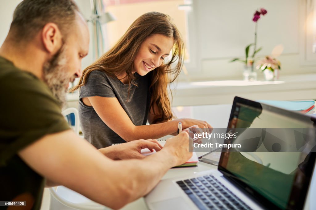 Family Moments, single father and daughter.