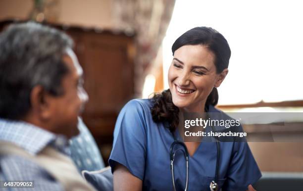 you look well today... - nurse candid stock pictures, royalty-free photos & images