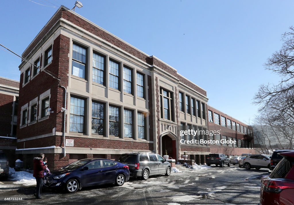 The Pickering Middle School in Lynn, MA is pictured on Feb. 14, 2017