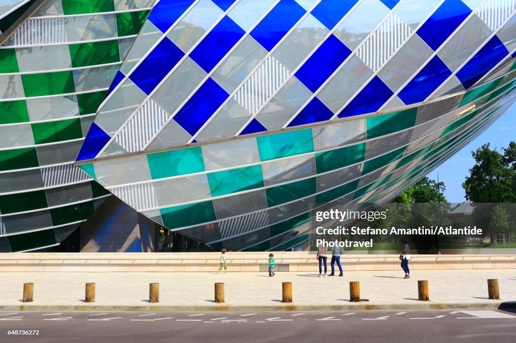 Louis Vuitton foundation in Bois de Boulogne