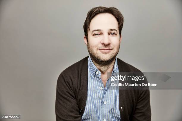 Danny Strong from the film 'Rebel in the Rye' poses for a portrait at the 2017 Sundance Film Festival Getty Images Portrait Studio presented by...