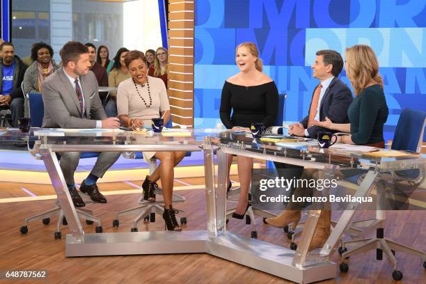 Comedian Amy Schumer on "Good Morning America," Monday, March 6, 2017. "Good Morning America" airs MONDAY-FRIDAY on the Disney General Entertainment...