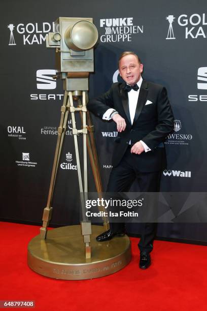 German actor Alexander Held arrives for the Goldene Kamera on March 4, 2017 in Hamburg, Germany.