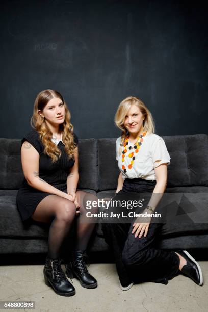 Singer, writer and guitarist Liz Phair and rock band Best Coast's Bethany Cosentino are photographed for Los Angeles Times on March 1, 2017 in...