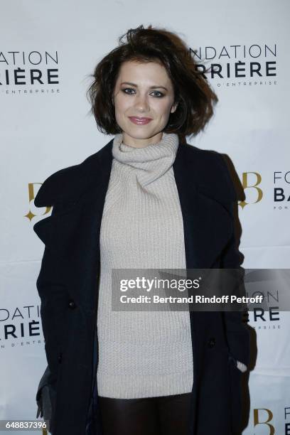 Actress Alice Dufour attends 'Monsieur & Madame Andelman' Premiere Hosted By Fondation Barriere at Cinema Elysee Biarritz on March 6, 2017 in Paris,...