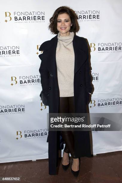 Actress Alice Dufour attends 'Monsieur & Madame Andelman' Premiere Hosted By Fondation Barriere at Cinema Elysee Biarritz on March 6, 2017 in Paris,...