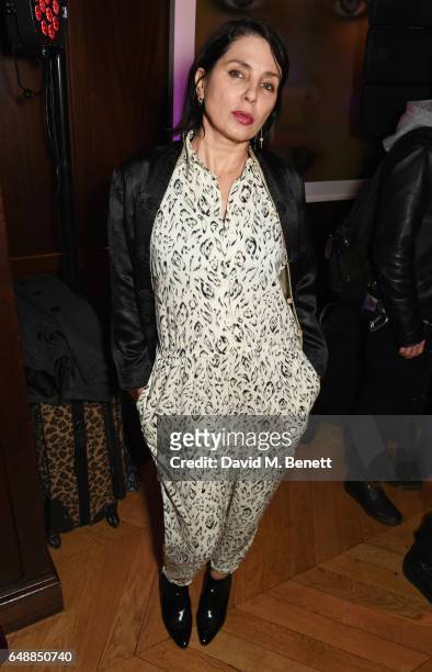 Sadie Frost attends the Collette Cooper showcase with Luc Belaire at The Groucho Club on March 6, 2017 in London, England.