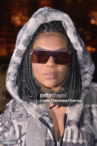 Ludmilla attends the FENTY PUMA by Rihanna show as part of the Paris Fashion Week Womenswear Fall/Winter 2017/2018 on March 6, 2017 in Paris, France.